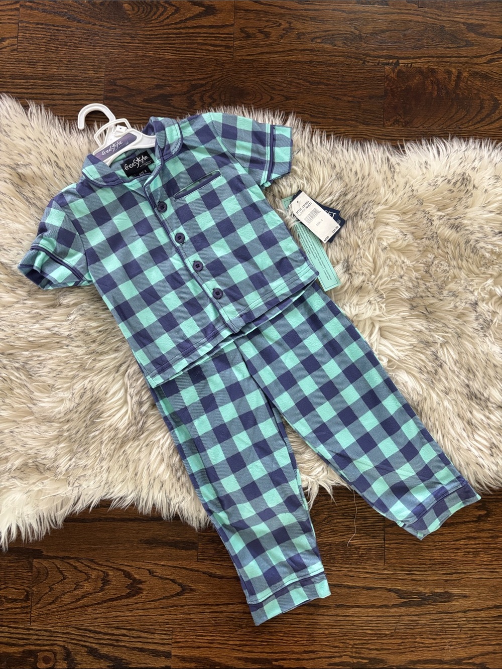 4T NWT Freestyle Revolution Sleepwear 2 Piece Pajama Set